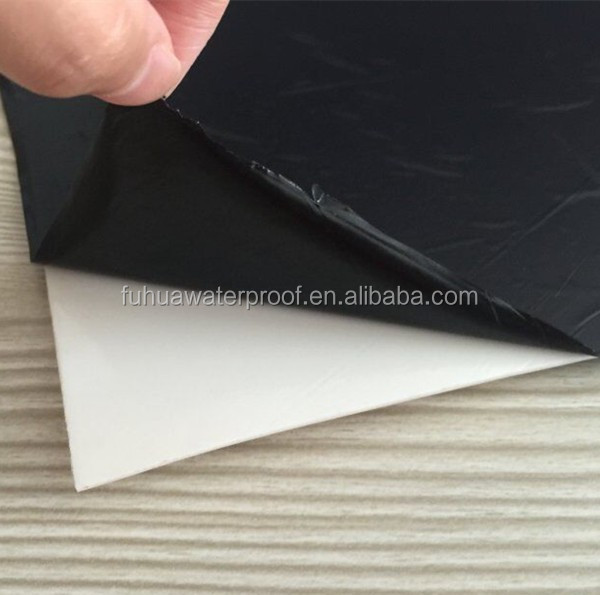 Самоклеящаяся белая водонепроницаемая мембрана из HDPE для подземных гидроизоляционных проектов 1