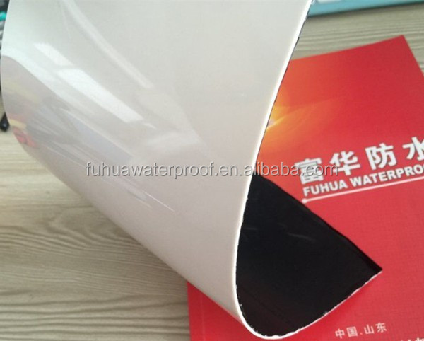 Самоклеящаяся белая водонепроницаемая мембрана из HDPE для подземных гидроизоляционных проектов 3