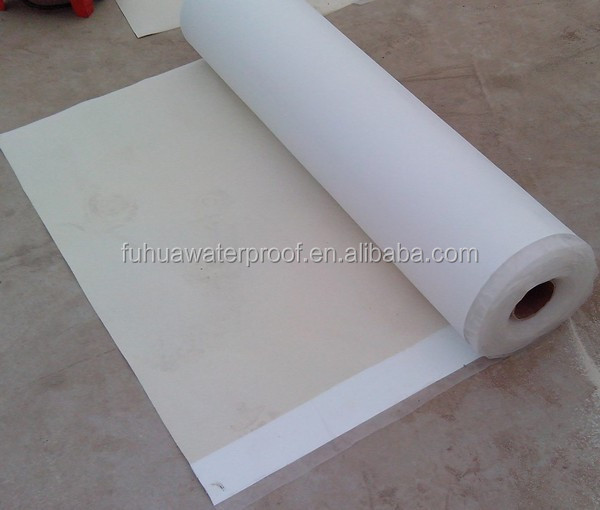 Самоклеящаяся белая водонепроницаемая мембрана из HDPE для подземных гидроизоляционных проектов 2