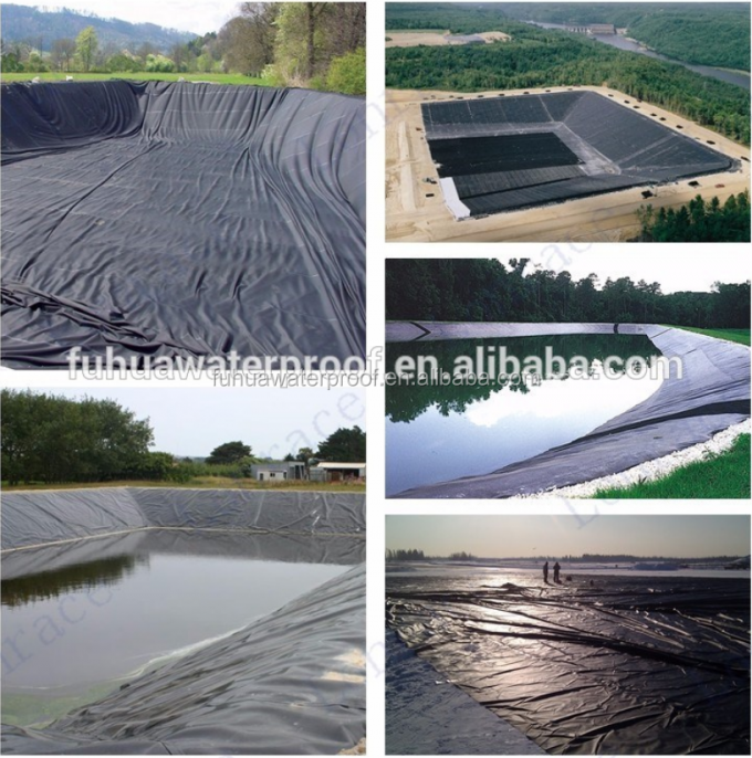 Накладка для резервуаров нефти Hdpe Pond Liner с сертификацией ISO9001/14001 и сроком службы 50 лет 2