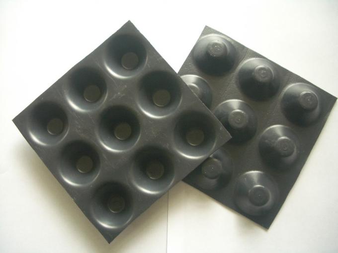 0.6 мм Толщина 20 мм Высота ямы Дренажный HDPE Пластиковый водонепроницаемый лист для земляных работ и других продуктов 6