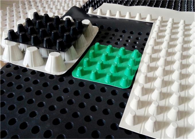 3 м ширины HDPE пластмассовый дренажный доски с вмятиной пластиковый дренажный лист прочное и доступное решение дренажа 3