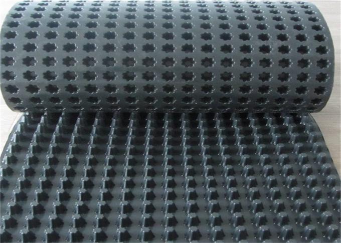 3 м ширины HDPE пластмассовый дренажный доски с вмятиной пластиковый дренажный лист прочное и доступное решение дренажа 4