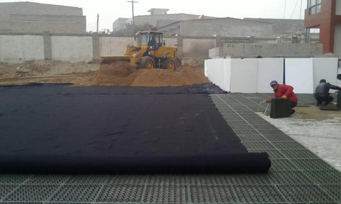 3 м ширины HDPE пластмассовый дренажный доски с вмятиной пластиковый дренажный лист прочное и доступное решение дренажа 7