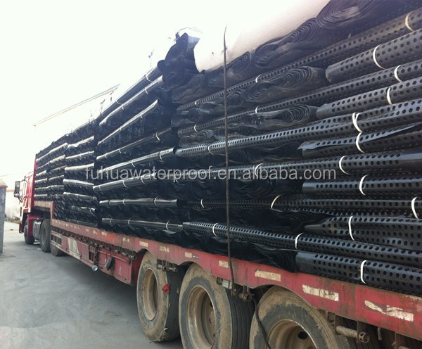 Система дренажа HDPE Пластиковый ямочный лист 10cm 20cm Крыша ямочная коврик 30m Длина 20cm Ширина 10cm Высота 10