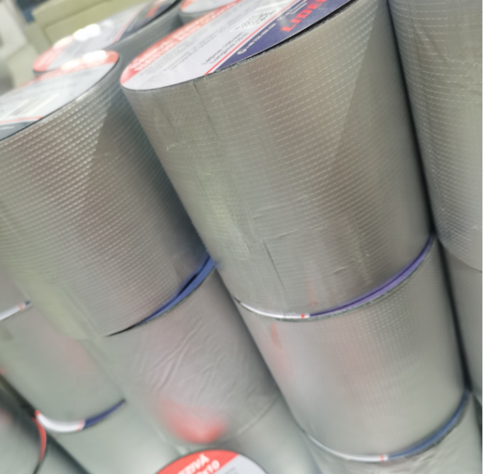 Настраиваемая толщина 1,0 мм Красная Alu.Butyl лента Китайский дизайн стиль Решение для гидроизоляции Ремонт проекта Успех 1