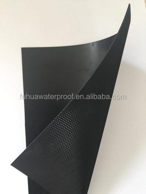 1.0mm1.2mm1.5mm2.0mm Толщина EPDM катушной резиновой водонепроницаемой мембраны для крыши мусорное бассейн и туннель водонепроницаемость 3