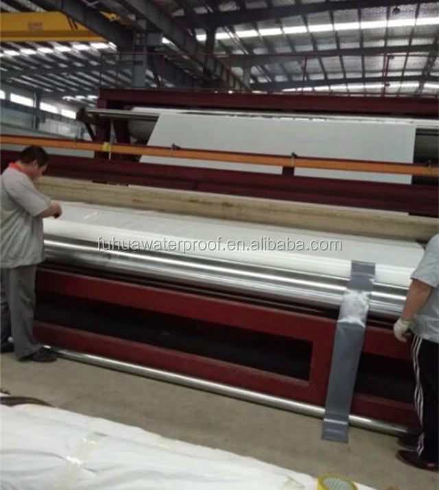 1.0mm1.2mm1.5mm2.0mm Толщина EPDM катушной резиновой водонепроницаемой мембраны для крыши мусорное бассейн и туннель водонепроницаемость 9