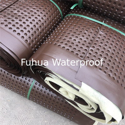 Good price Дренажная панель из красного цвета HDPE шириной 3 м для эффективного дренажа и потока воды онлайн
