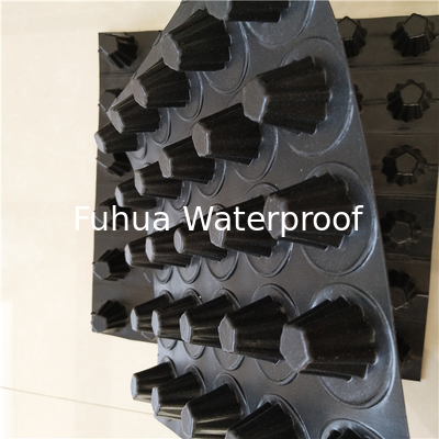 Good price 10m/20m/30m HDPE дренажная капсулированная мембрана для гидроизоляции фундаментов и гидроизоляции стен онлайн