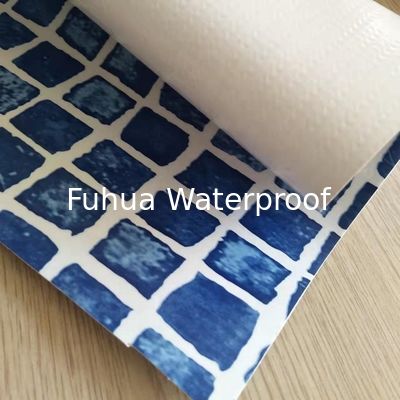 Good price Синий 1,5 мм толщины мозаика ПВХ плавательный бассейн подкладка для требований клиентов онлайн